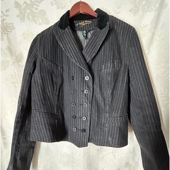 Lauren Ralph Lauren Jackets & Blazers - Vintage Lauren Jeans Co. Premium
Size Large Crop Jean jacket Double breasted